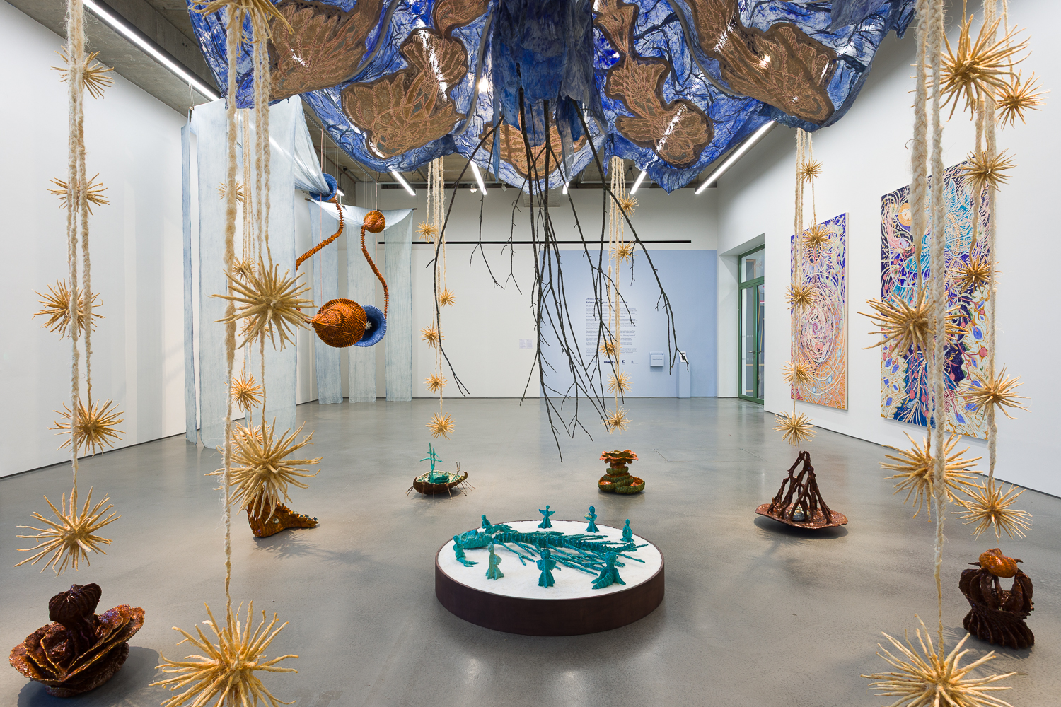 Cecilia Fiona: Spirals Gathering, Time Breathing (picture: Towner Eastbourne)