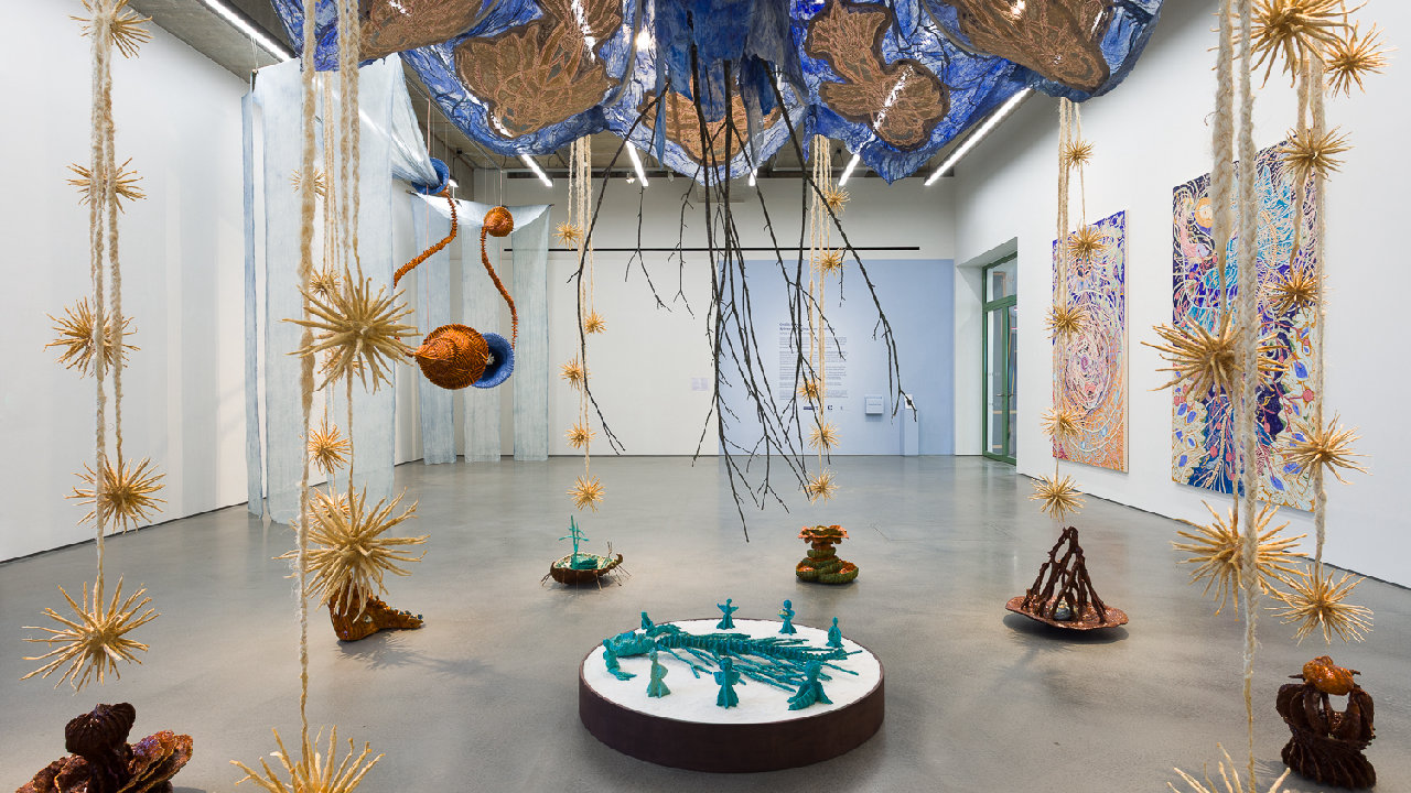 Cecilia Fiona: Spirals Gathering, Time Breathing (picture: Towner Eastbourne)