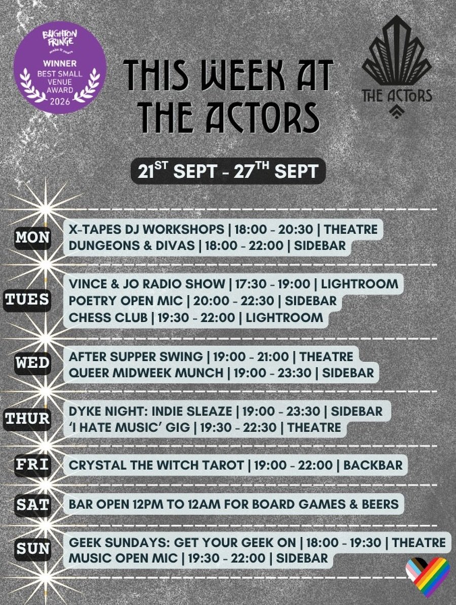Geek Sundays (picture: The Actors)