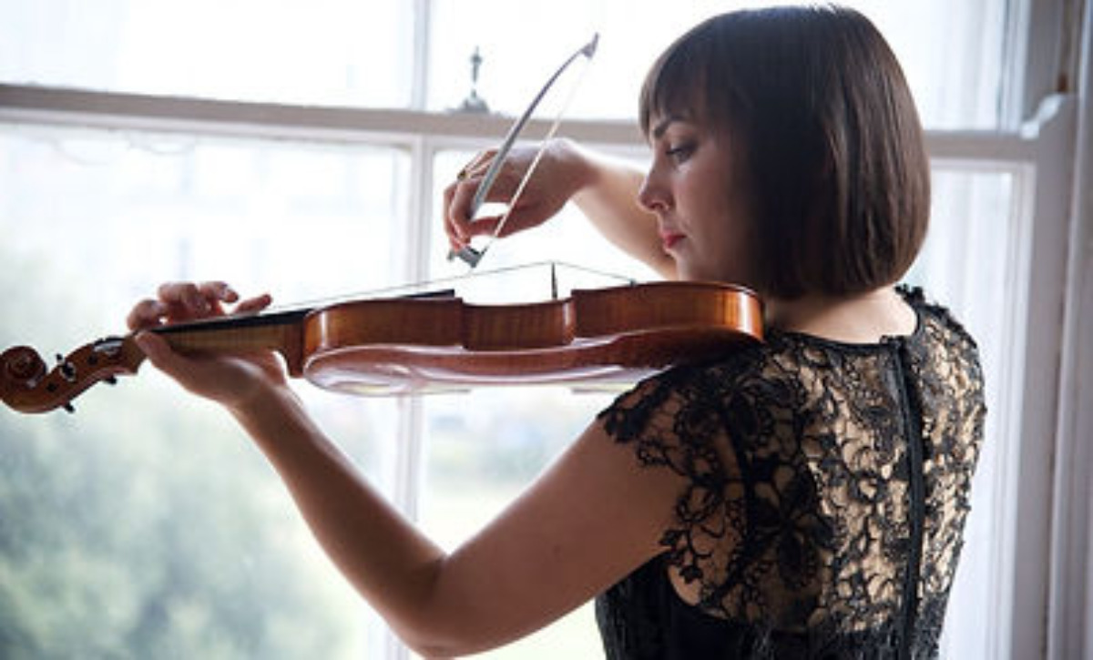 Coffee Concert: Dominika Fehér (solo violin) (picture: Kino-Teatr)