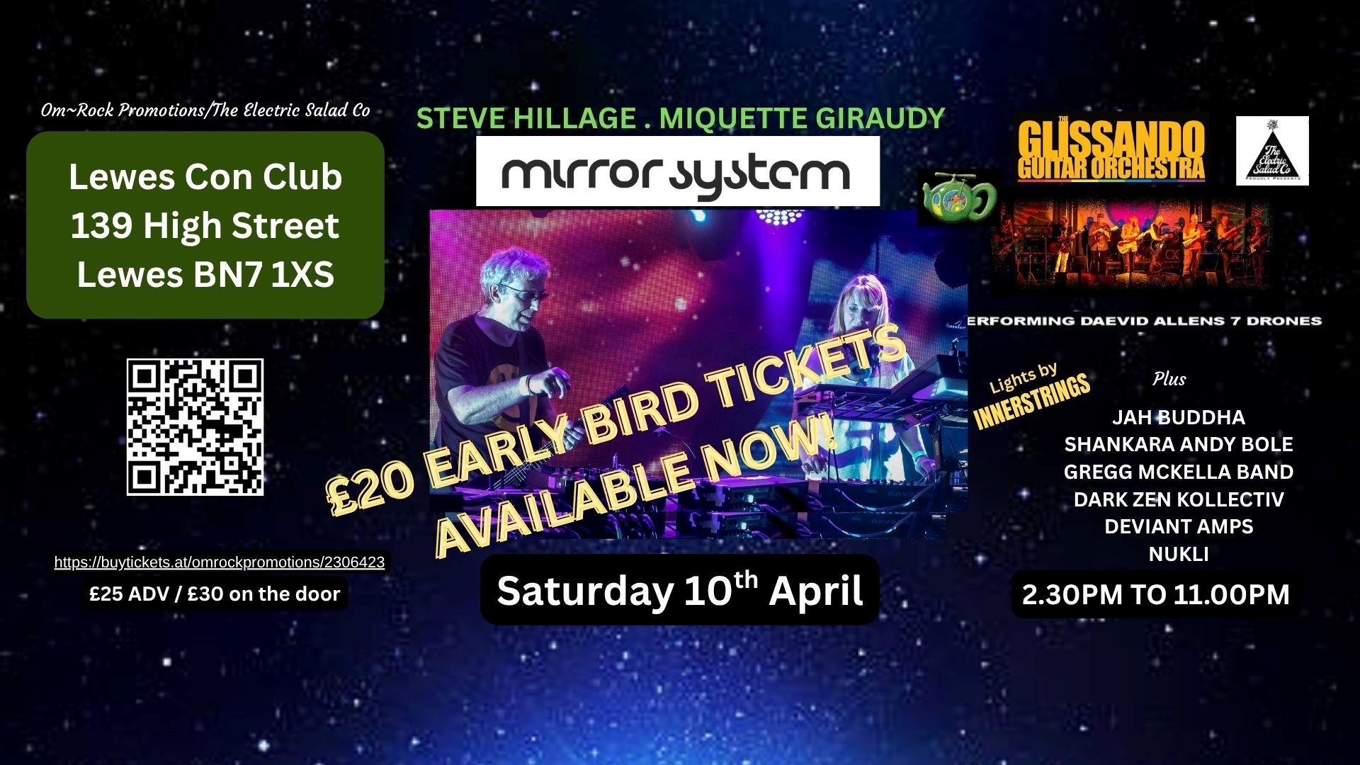 Mirror System & Glissando Guitar Orchestra (picture: Lewes Con Club)