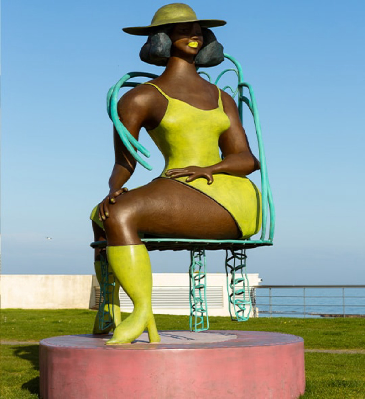 Tschabalala Self: Seated (picture: De La Warr Pavilion)