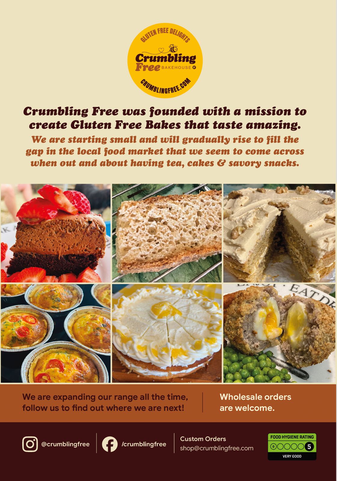 Crumbling Free advert