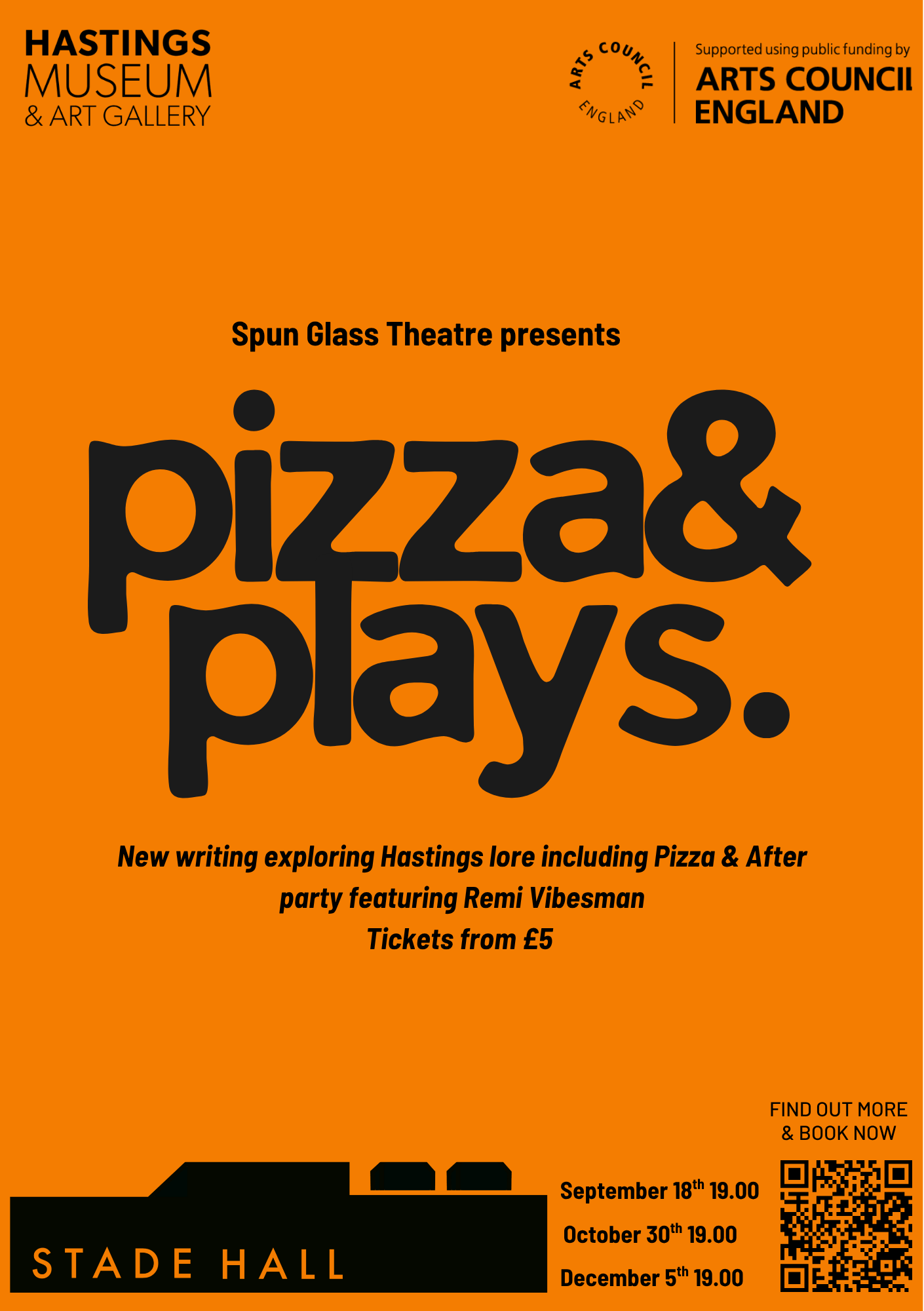Pizza and Plays event flyer advert