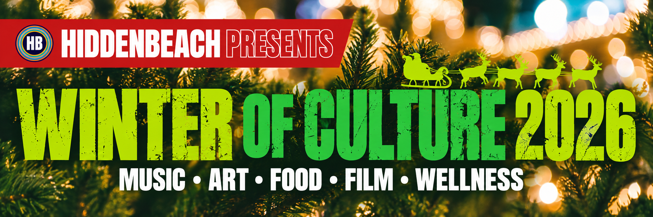 Hidden Beach presents Winter of Culture 2026 — music, art, food, film and wellness