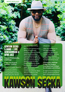 Kawson Secka artist spotlight page