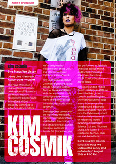Kim Cosmik artist spotlight page