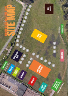 Hidden Beach Festival site map
